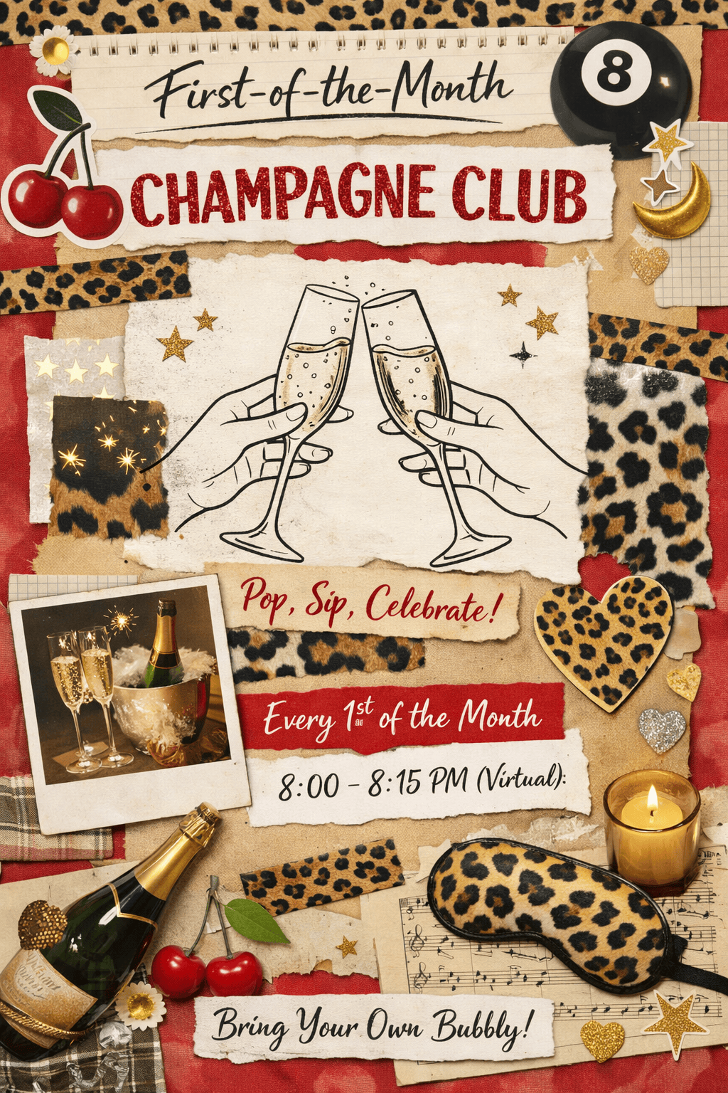 First of the month champagne Club