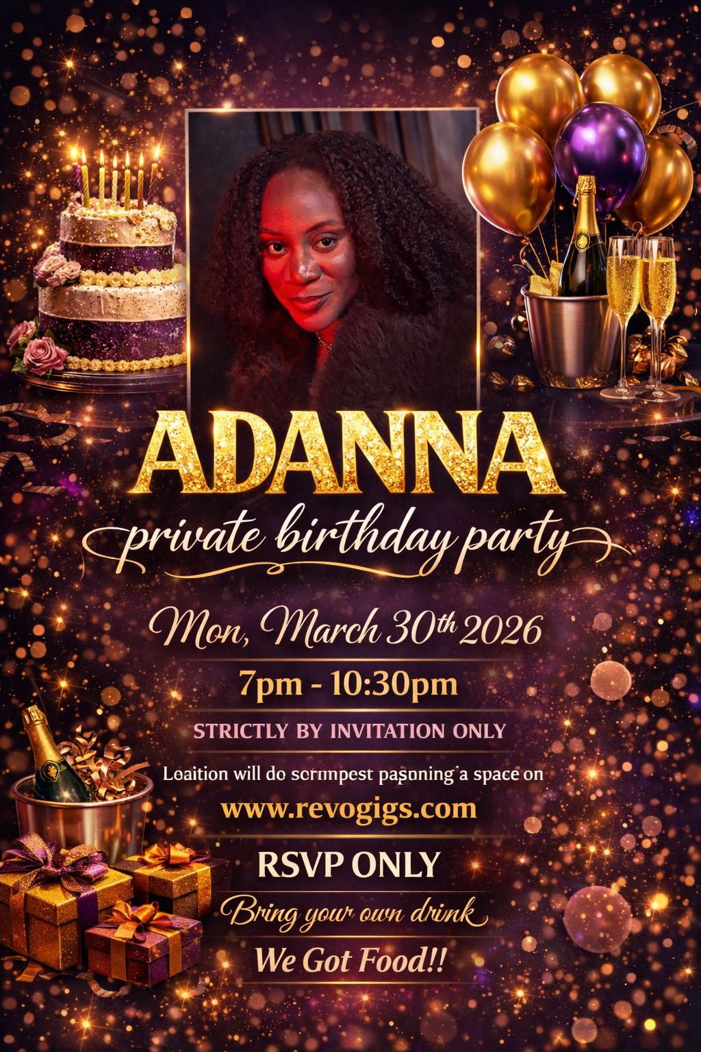 Adanna private birthday party